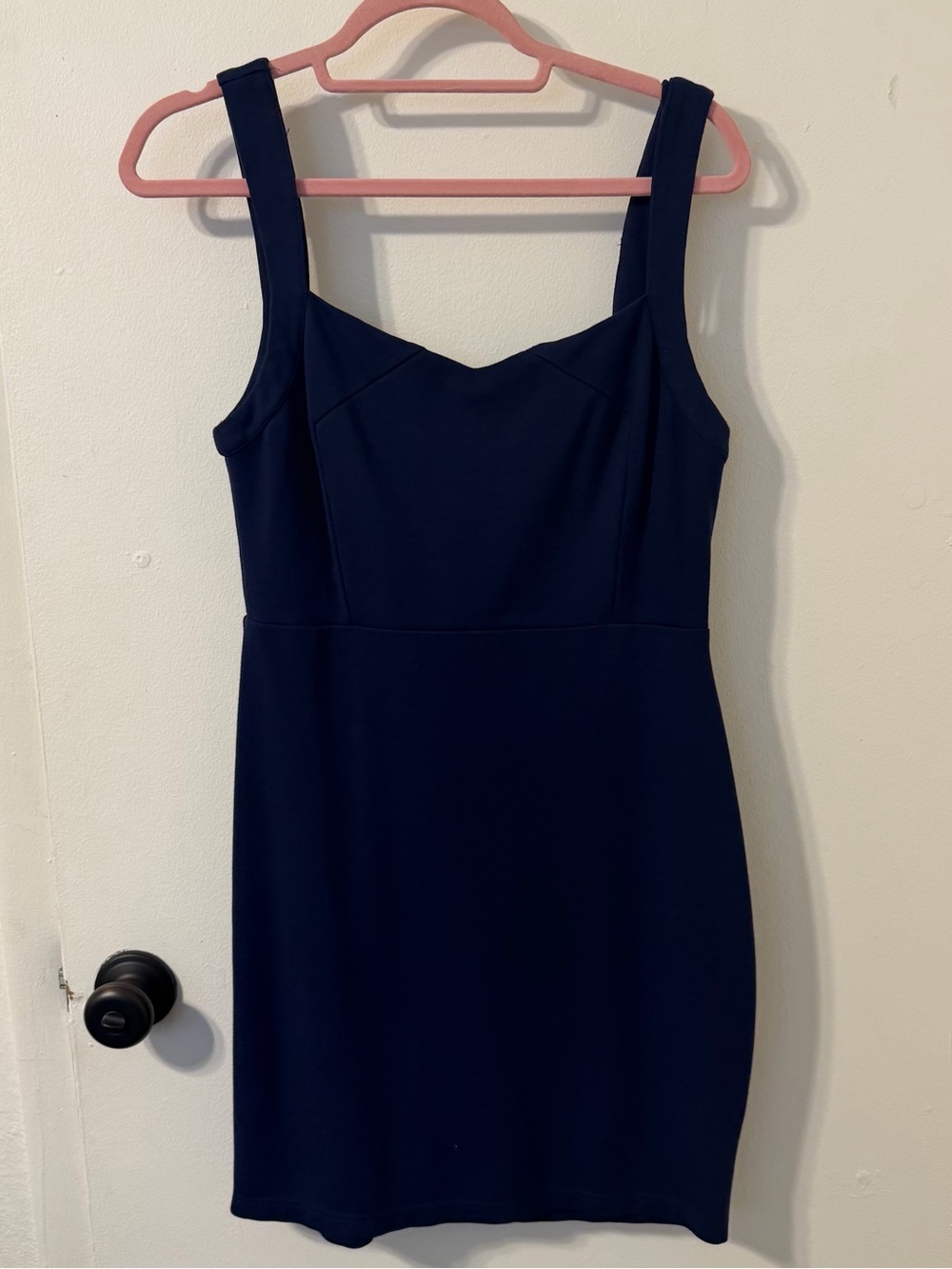 Alya Navy Blue Sleeveless Mini Dress Size Large